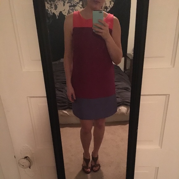 Colorblock Tweed Dress - Picture 8 of 8